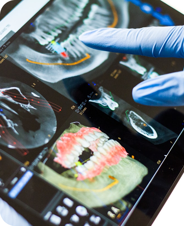 Dental imaging on a tablet